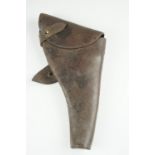 A British army officer's Sam Browne revolver holster