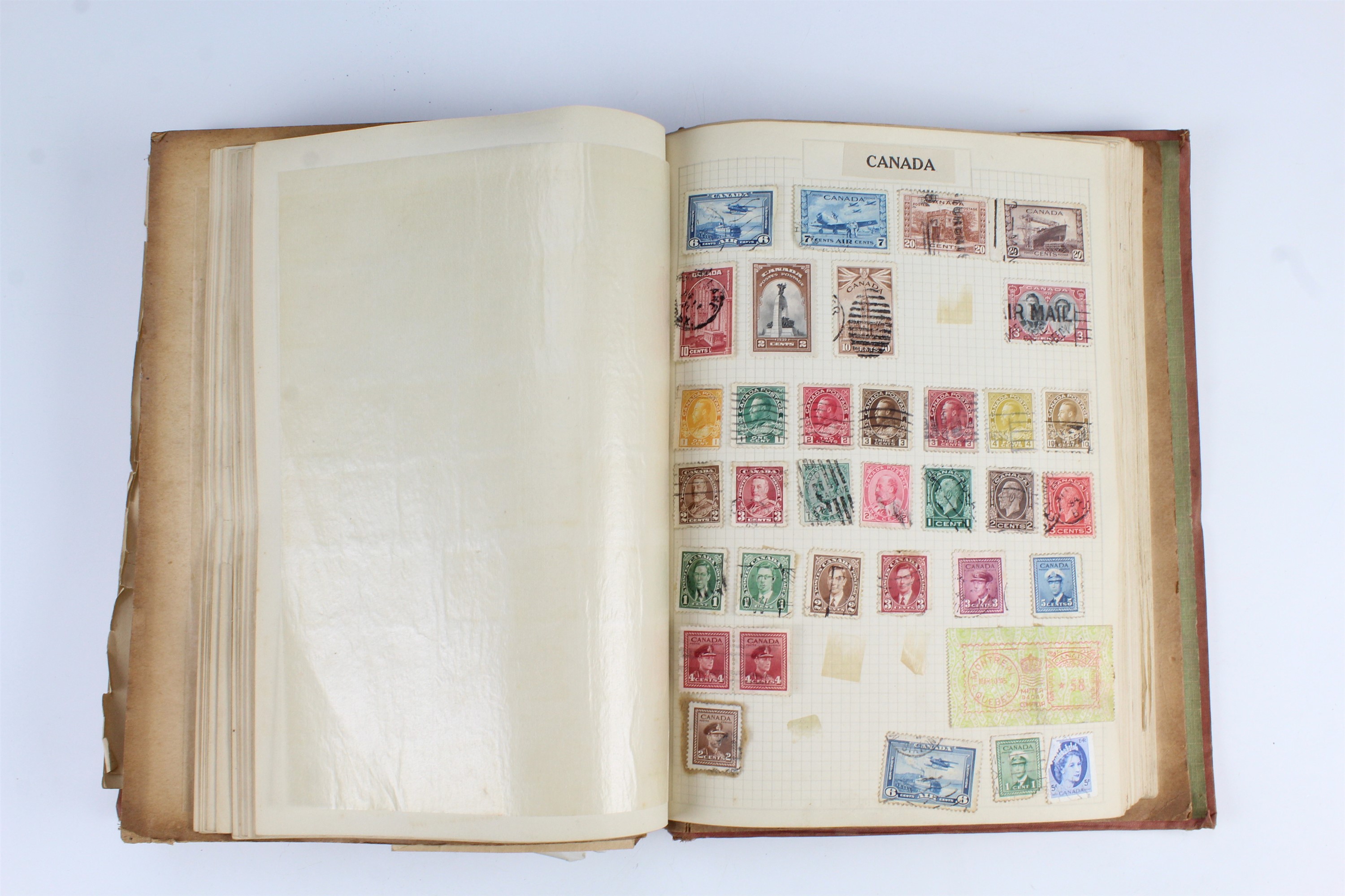 A Barrington Loose Leaf Stamp Album, containing a naive collection of GB and world stamps, circa - Image 2 of 3