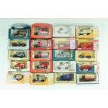 A quantity of boxed diecast vehicles including Corgi Royal Mail and Cadbury delivery trucks