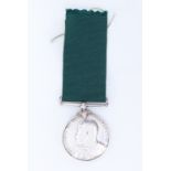 An Edward VII Volunteer Long Service Medal to 1914 L Sjt R Liddell, 1st Volunteer Battalion