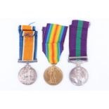 British War and Victory medals with General Service Medal and Iraq clasp to 41681 Pte / Cpl J S