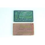 A Great War postcard book for Arras, and a similar postcard book for Versailles