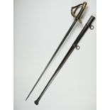 A French Mle 1816 heavy cavalry sword