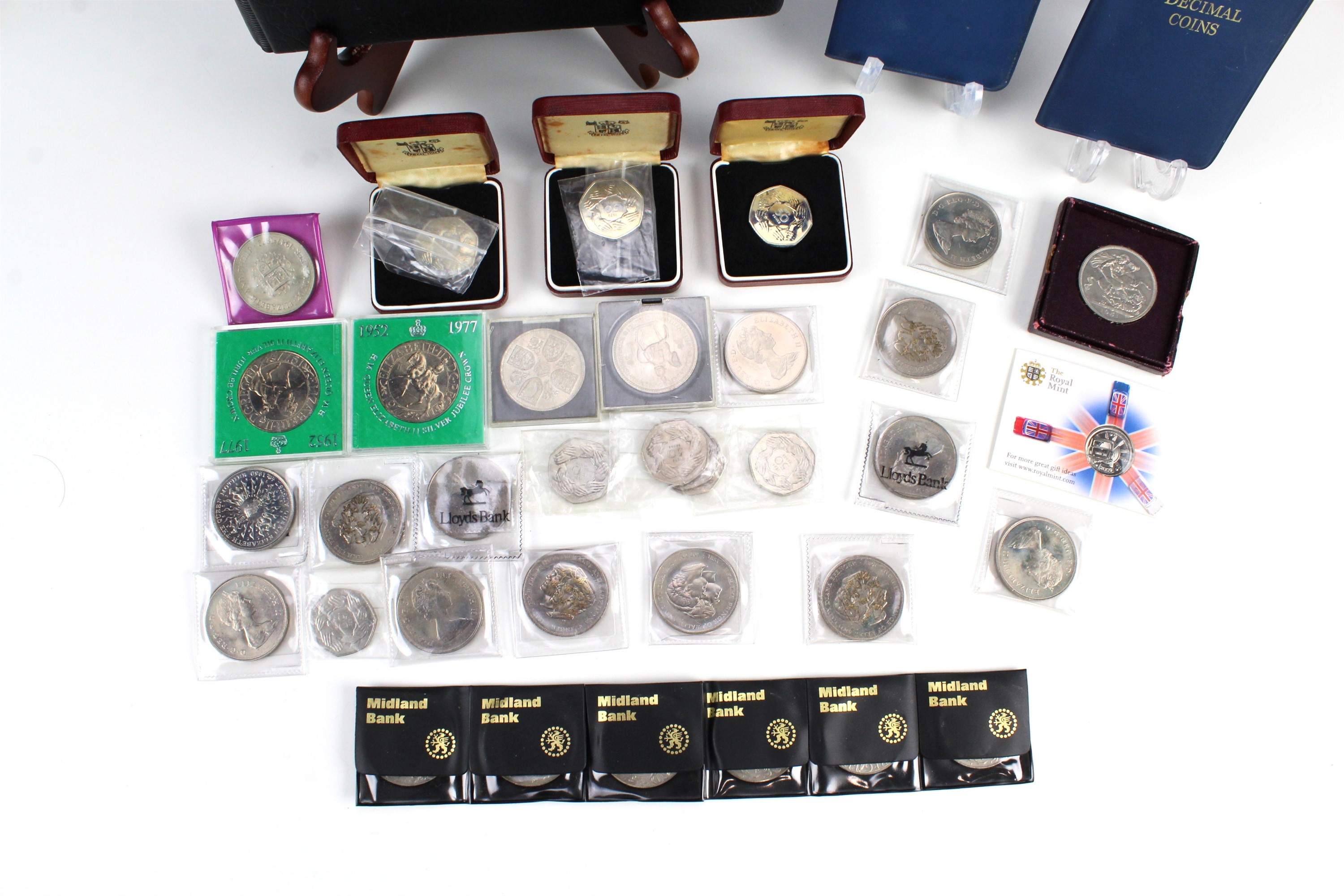 A folder containing GB and world coins, together with a quantity of commemoratives etc - Image 2 of 4