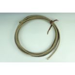 An early 20th Century US cowboy lariat / lasso rope