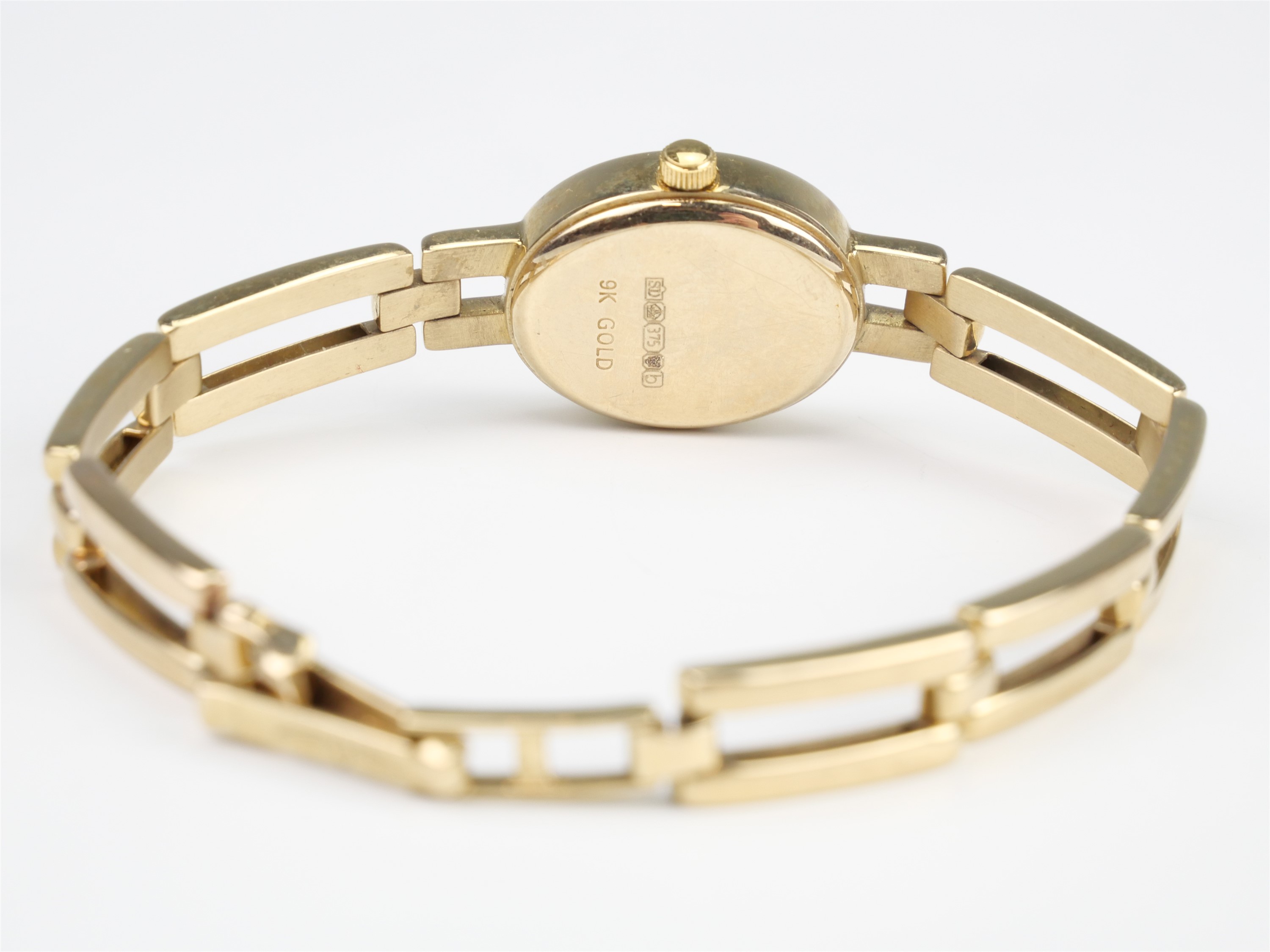 A contemporary lady's Rotary 9 ct gold dress watch, having a quartz movement with mother-of-pearl - Image 2 of 3