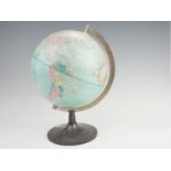 A Danish Scan-globe terrestrial globe, 38 cm high