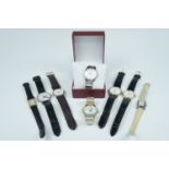 Eight various wristwatches including Sekonda