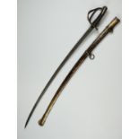 A 19th Century light cavalry sabre of French Model 1822 style, manufactured by Weyersberg of