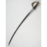 A French Model 1822 type light cavalry sword, 19th Century