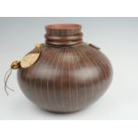 A Mondian terracotta vase, 26 cm