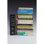 A quantity of Chess books including "Modern Chess Tactics", "Winning Chess" etc