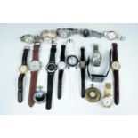 14 late 20th Century mechanical and quartz wristwatches, including a Seiko Automatic, Pulsar,