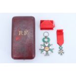 A French Legion d'Honneur, Chevalier / 5th Class of the award, cased