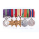 A Second World War campaign medal group with General Service Medal and Palestine clasp to 3596790