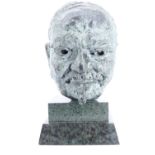 Sir Jacob Epstein (British 1880 - 1959) A cast bronze bust of Ivan Maisky, having verdigris