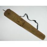 A 1942 British army No 4T sniper rifle webbing cover