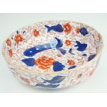 A Rington's Imari style bowl, 28 cm