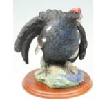 A Border Fine Arts, 'Blackcock', 23 cm high