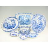 Spode Italian ware meat dish, bowl, flan dish etc