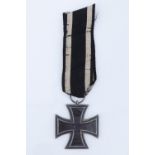 An Imperial German Iron Cross second class, its suspender stamped M