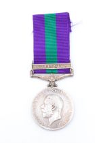 A General Service Medal with Kurdistan clasp to 3237673 Pte A L Urry, Cameronians