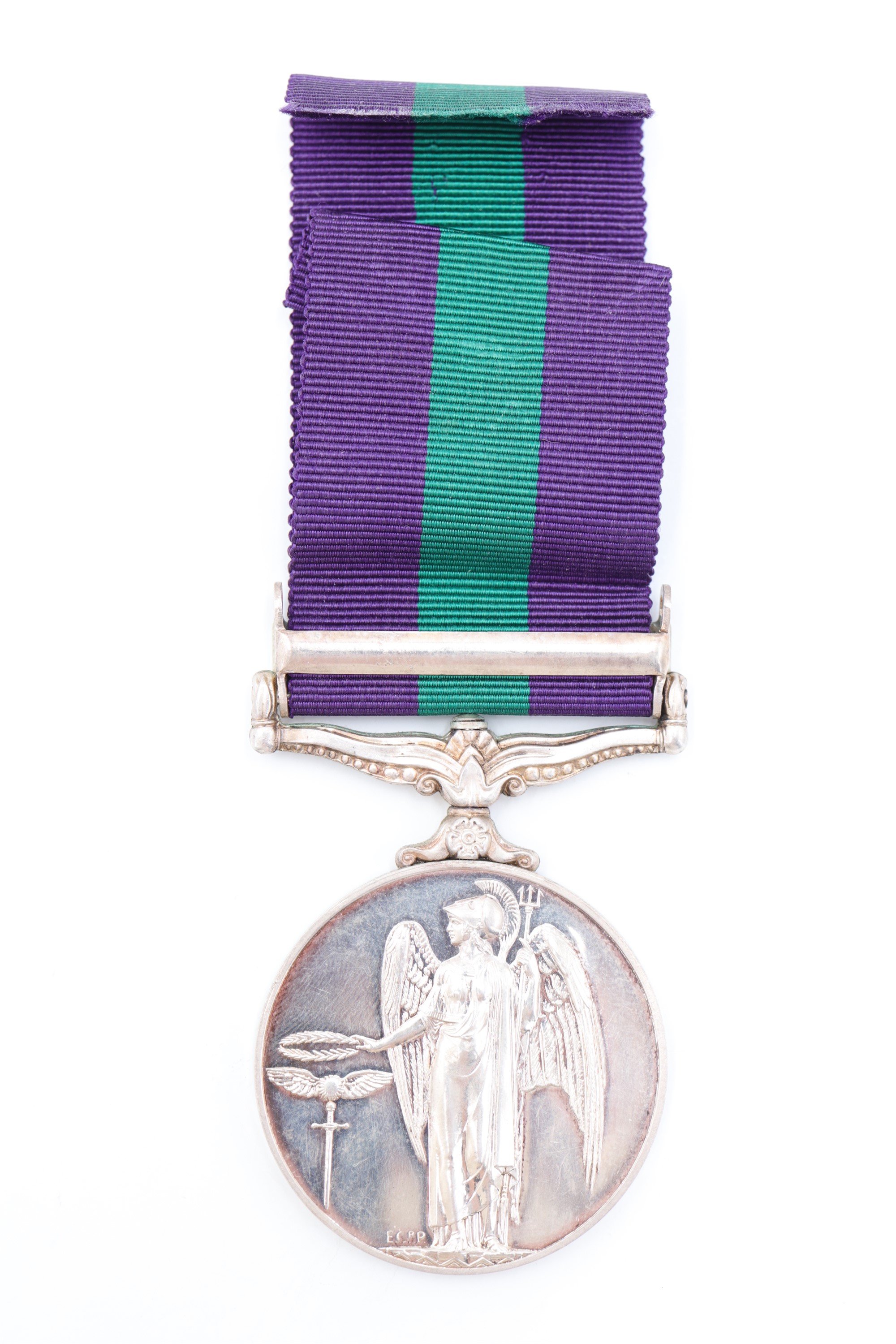 A General Service Medal with Near East clasp to 23266348 Pte D McCumiskey, Royal Artillery - Image 2 of 6