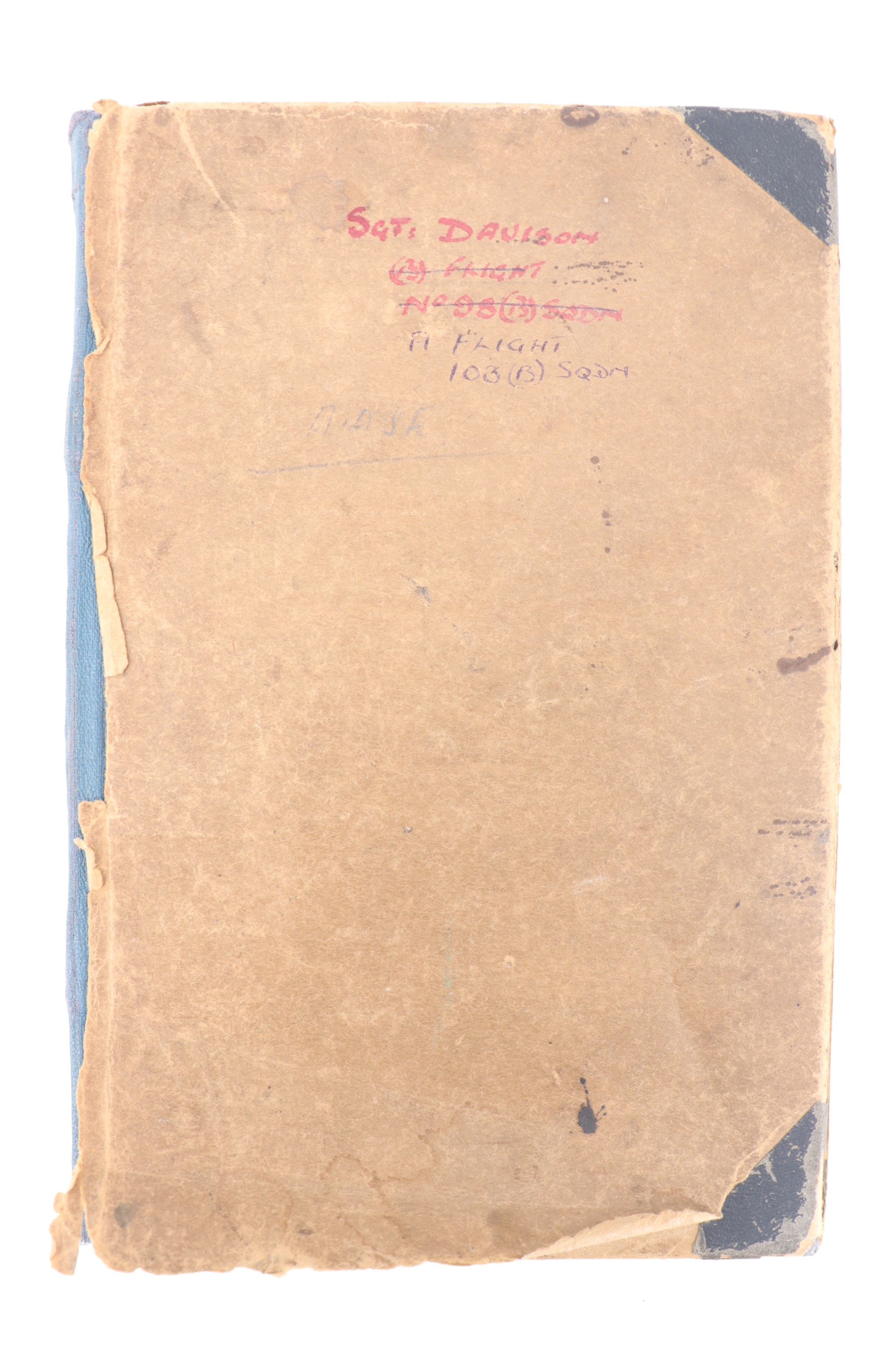 A Second World War RAF Air Observer's flying log book, that of Corporal / Sergeant F Davison, - Image 4 of 4