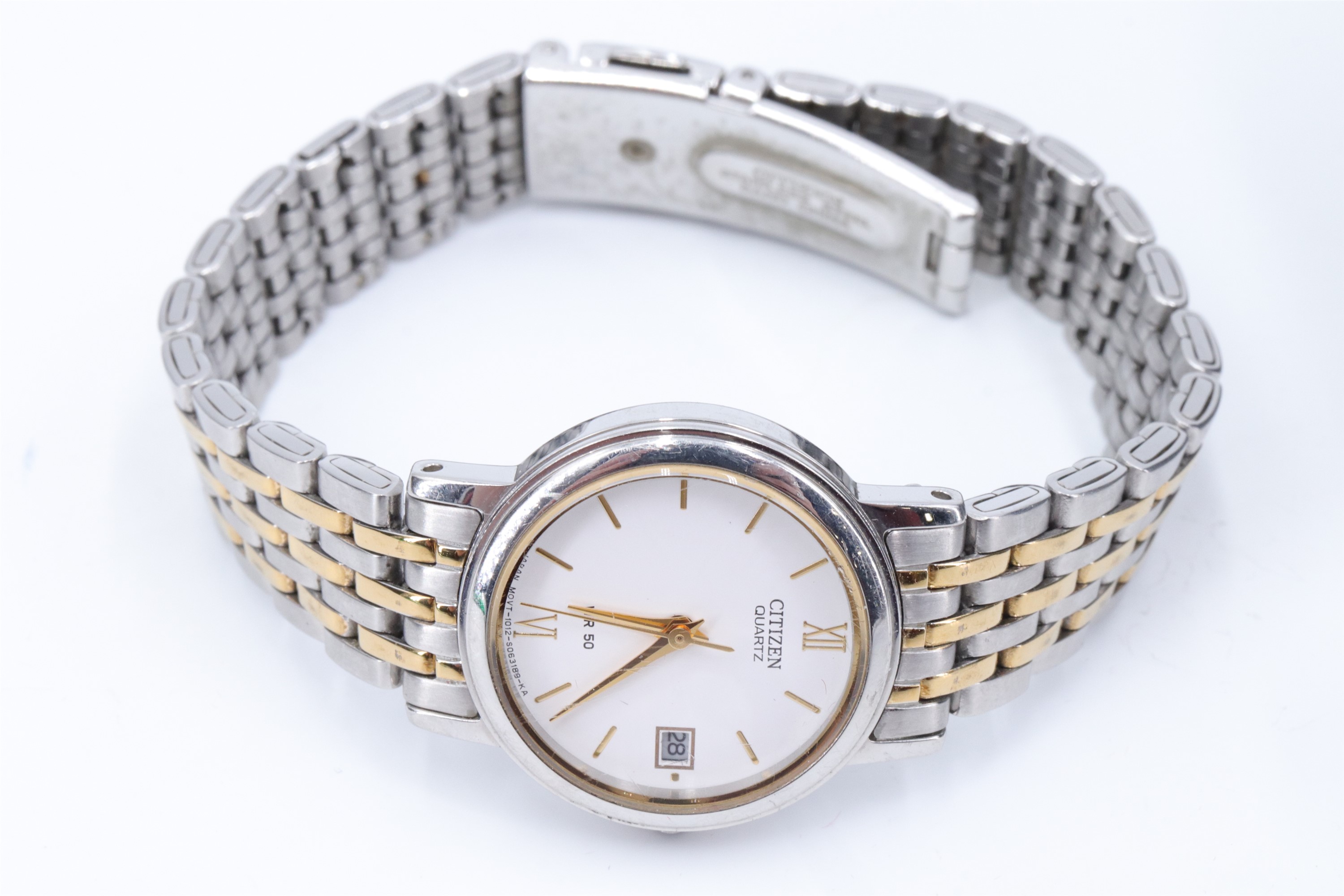 A lady's Citizen Eco-Drive parcel gilt stainless steel wristwatch in original box, together with - Image 3 of 6