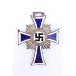 A German Third Reich Mother's Cross in silver