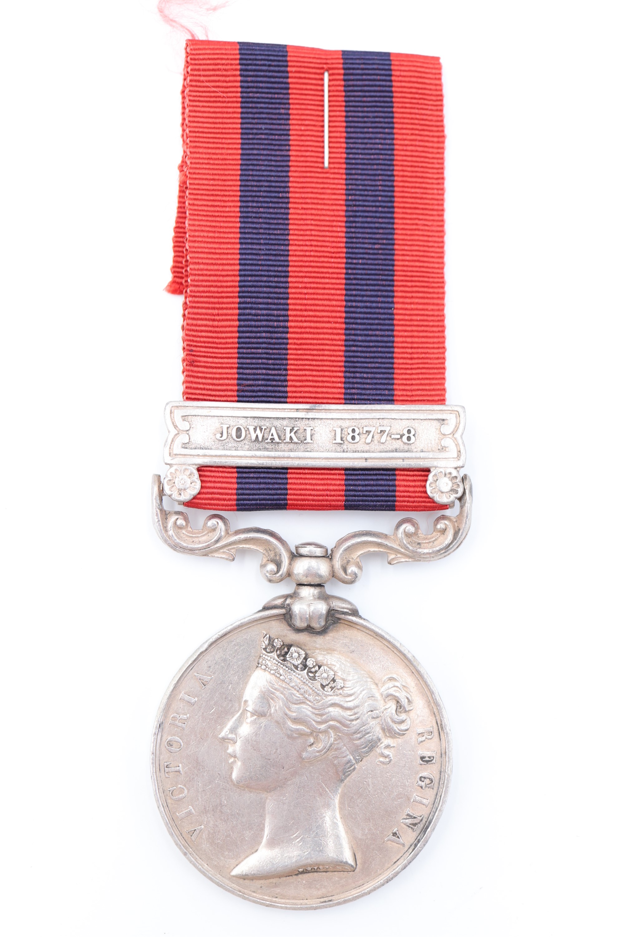 An India General Service Medal with Jowaki 1877-8 clasp to Sepoy Yar Mohammad 5th Punjab Inf