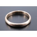 A 14 ct gold wedding band, N, 2.5 g