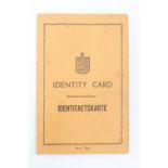 A German Third Reich occupied Channel Islands civilian identity card