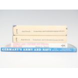 A quantity of books on German army uniforms