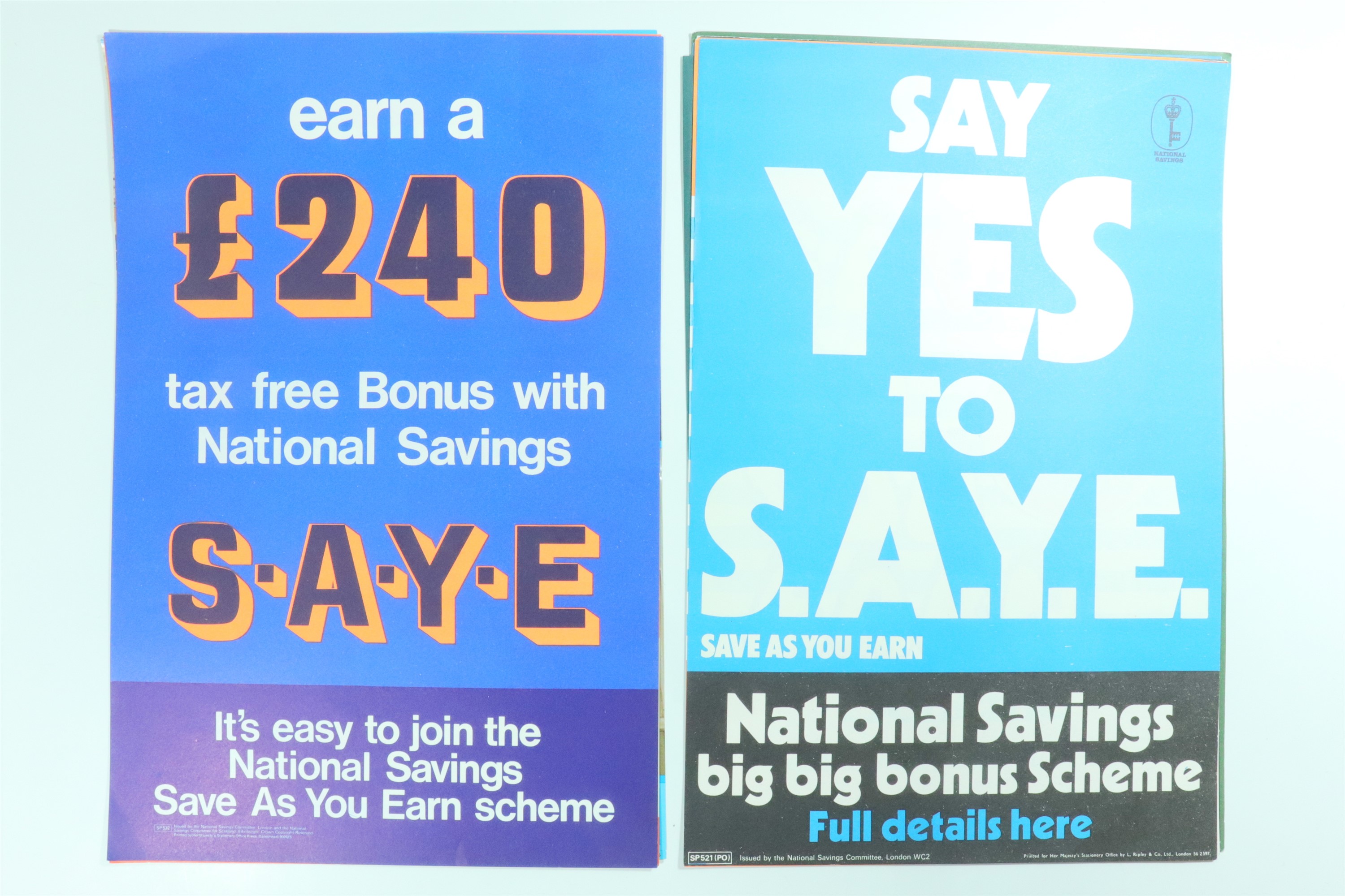 A group of 1960s / 1970s National Savings Certificates posters, 38 cm x 25 cm, (20) - Image 5 of 6