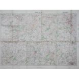 A Second World War German Wehrmacht invasion map of Stoke on Trent