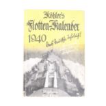 The German Third Reich naval publication "Kohler's Flotten-Kalendar 1940"