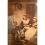 After George Morland (British, 1763 - 1804) A series of six plates depicting the Story of Laetitia