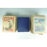 A large quantity of bound and loose issues of "The War Illustrated"