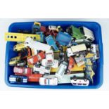 A quantity of diecast toy cars, lorries and vehicles, including Corgi, Matchbox, a Britains Ltd
