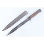 A German Third Reich S84/98 bayonet, (miss-matched serials)