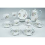 A Shelley wild flowers tea set