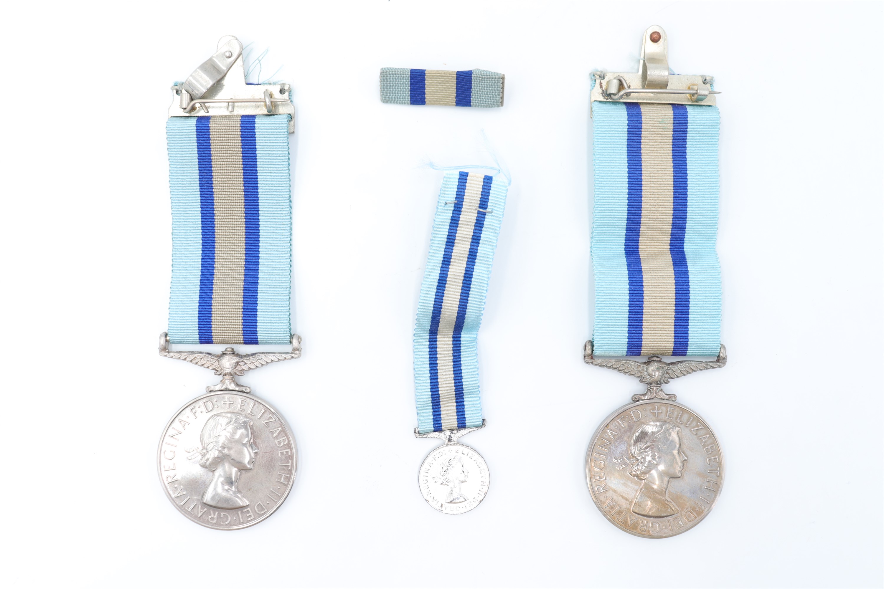 Royal Observer Corps medals respectively to Chief Observer D M Allen and Observer D R Allen, with