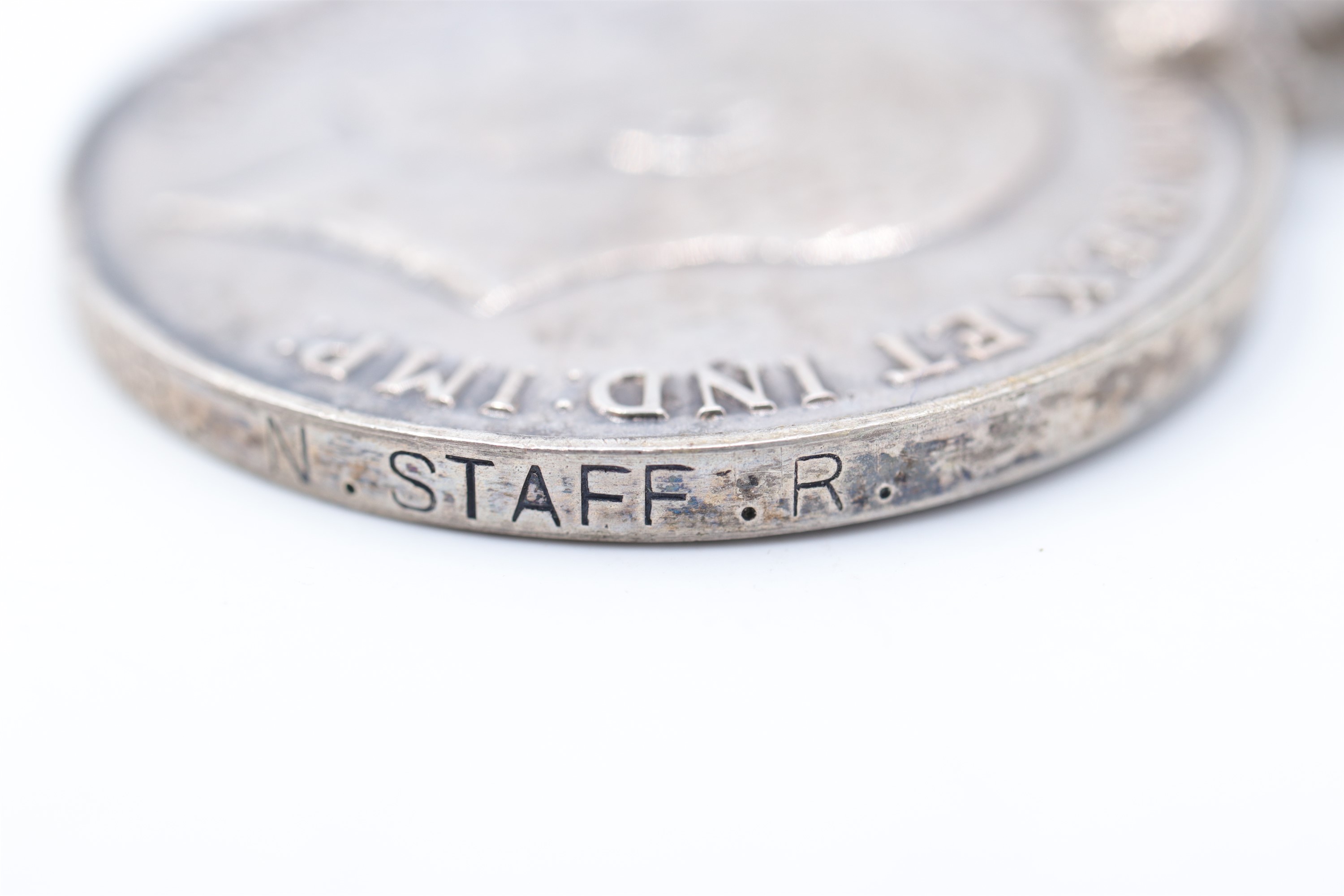 A 1914-15 Star with British War and Victory Medals to 9222 Pte A Challinor, North Staffordshire - Image 9 of 16