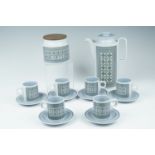 A Hornsea "Tapestry" pattern coffee set