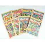 The Mighty World of Marvel, editions 1-19, 7th October to 10th February 1973 together with Spiderman