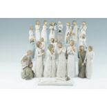 A large quantity of Willow Tree figurines