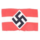 A German Third Reich Hitler Youth machine-woven arm band