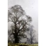 After Richard David Shepherd (British, 1931 - 2017) "Misty Morn", giclee print of silhouetted