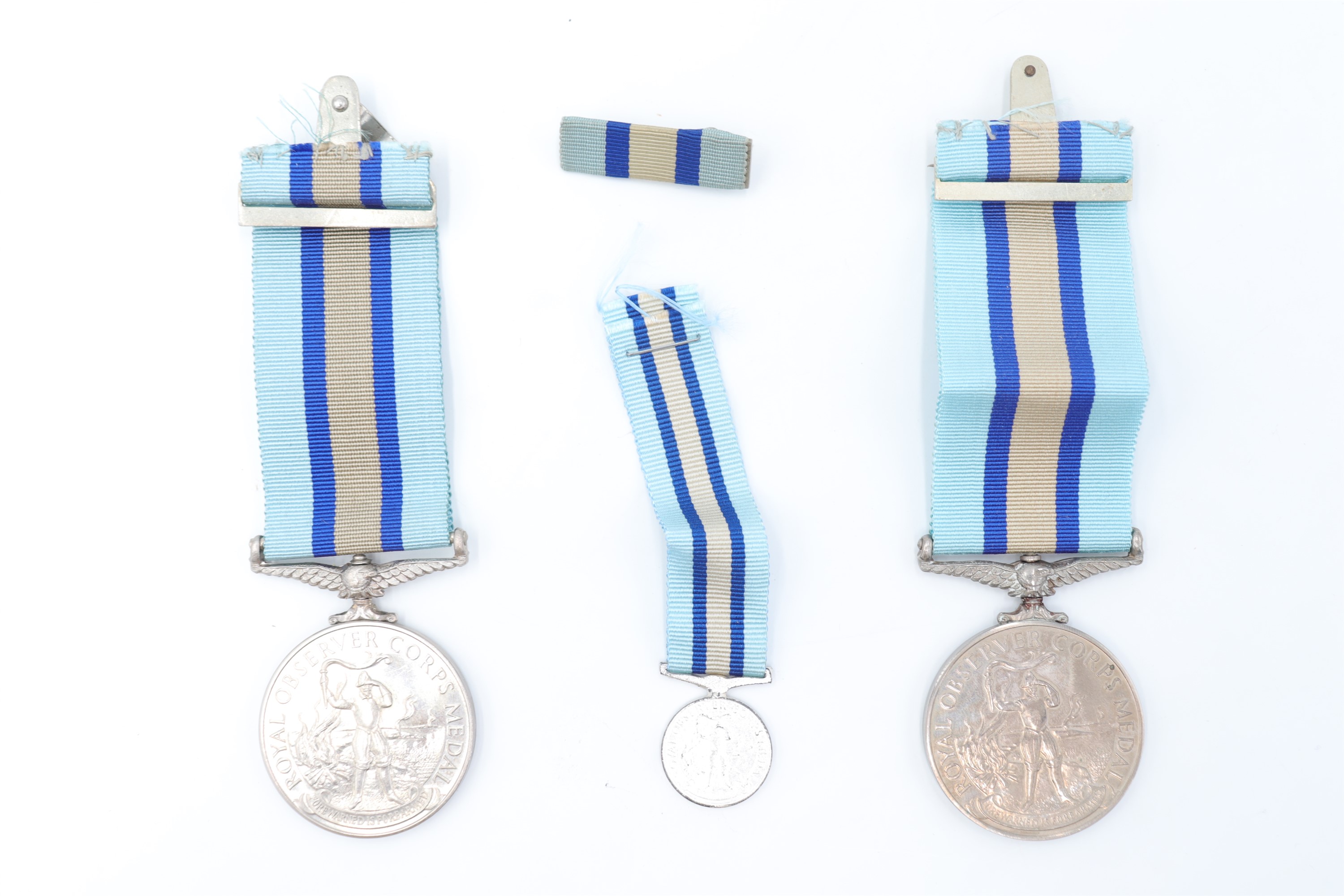 Royal Observer Corps medals respectively to Chief Observer D M Allen and Observer D R Allen, with - Image 3 of 4